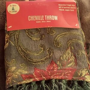 Holiday Chenille Throw